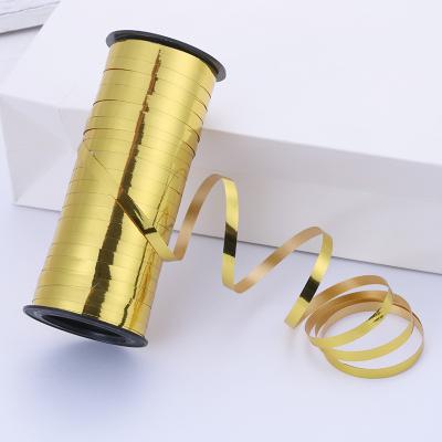 China Factory Price Voucher Christmas Gift Holographic Plastic Wrap Ribbon Holographic Metallic Ribbon Roll for sale