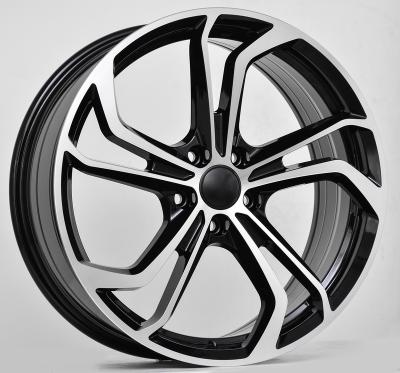 China ALLOY 5x112 Wheel Car Alloy Wheels 18 Inch Black Car Wheel Rims For VW CC for sale