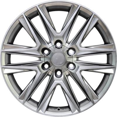 China ALLOY Japan car wheels 6x139.7 rims 20 inch silver color alloy passenger car wheels for Toyota for sale