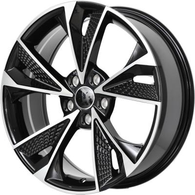 China Aluminum alloy best selling 18 inch 19 inch 5x120 black color alloy wheels A4 A5 Q5 Q7 rims passenger car wheels for audi for sale