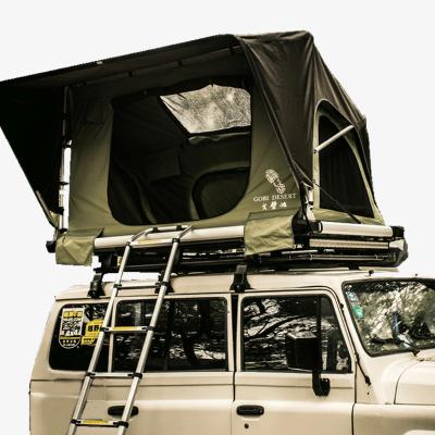 China Diagonal Tying Type Roof Top Tents For Camping In The Wild for sale