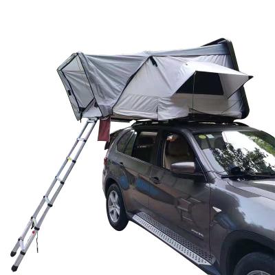 China Durable Wholesale Camping 3 Person Hard Roof Car Top Shell Tent for sale