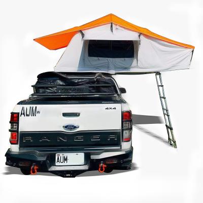 China Outdoor Foldable Camper Rooftop Annex Tent Waterpoof Car Top Tent With Annex for sale