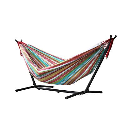 China Convenient Hot Selling Portable Free Standing Hammock Chair Double Hammock Stand for sale