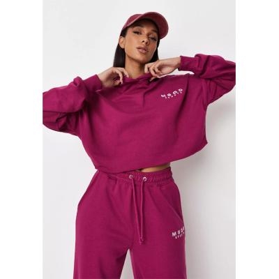 China Anti-pilling new trending casual two-piece hoodie and pure color pants set wholesale women boutique clothing 2021 for sale