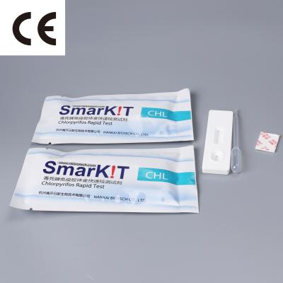 China Vegetables And Fruits Rapid Test Kit Carbofuran Pesticide Test Strips for sale