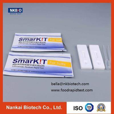 China Sulfonamides Diagnostic Rapid Test Strip for Chicken Meat, Pork Meat for sale