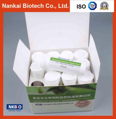 China Fluoroquinolones  rapid diagnostic one step Test Kit for Milk for sale