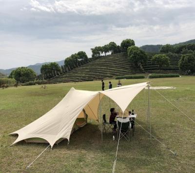 China Bedouin style pyramid tent of UV-resistant cotton canvas for 2-3 people for sale