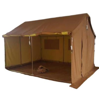 China Newest UV-Resistant Rust Resistant Large Space Canvas House Safari Tent for sale