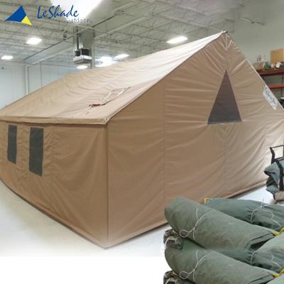 China UV-resistant quality assured refugees and asylum seekers event safari lodge outdoor camping canvas wall tent for sale