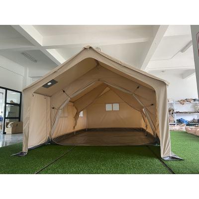 China Straight tying type customer design safari hotel tent luxury outdoor safari glamping tents for sale