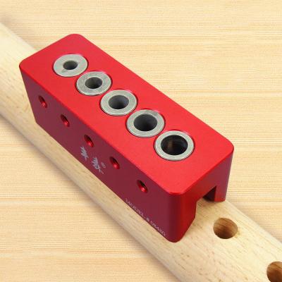 China Strong& IVD-1020 Pocket Punch Marker 6mm-10mm Guide Hole Marker Hole Punch Durable Self-Centering Vertical Woodworking Drilling Tool for sale