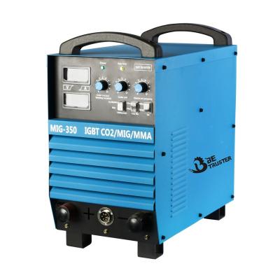 China Multifunctional NBC350 IGBT MIG350 GMAW350 FCAW350 CO2 Shield Wire Driver Duel Module Inverter Welding Machine for sale