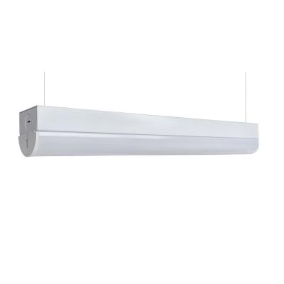 China Warehouse Power and Color Temperature 2ft 4ft 8ft Adjustable Linear LED Batten Strip Light for sale