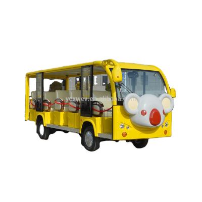 China New Model 14 Seats Cartoon Electric Sightseeing Bus Model For Sale 14 Seats for sale