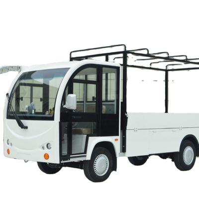 China 2 Ton Loading Capacity Electric Flatbed Cargo Delivery Pickup Truck 4800mmx1500mmx2000mm for sale