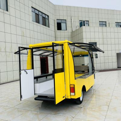 China Sale Mini Hot Dog Ice Cream Food Used Electric Truck Food Truck Food Car for sale