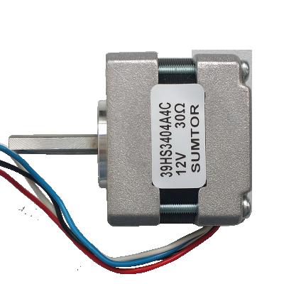 China Small Size 12 Volt Automatic Electric Winch Stepper Motor 39byg Silent NEMA 16 39HS3404A4C for sale