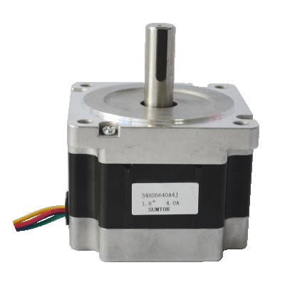 China 66mm 3N.m with 2 phase 4-Wire NEMA 34 high power keywway CNC machines stepper motor 86byg 86HS6640A4J for sale