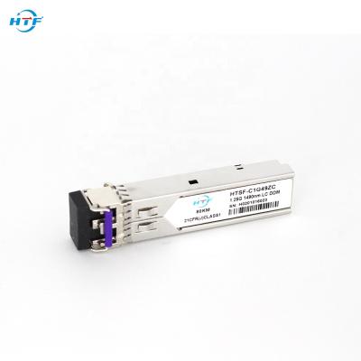 China 1.25G Gigabit Ethernet 1.25Gb/s 80km CWDM 1270~1610nm SFP Optical Transceiver Module 1.25G CWDM for sale