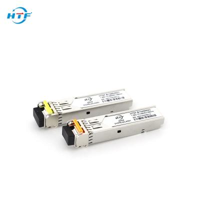 China 1.25GBASE HTF SFP 1.25G BIDI LAN Data Center 80KM Transceiver SFP Module 1.25g 80km SFP Fiber Module for sale