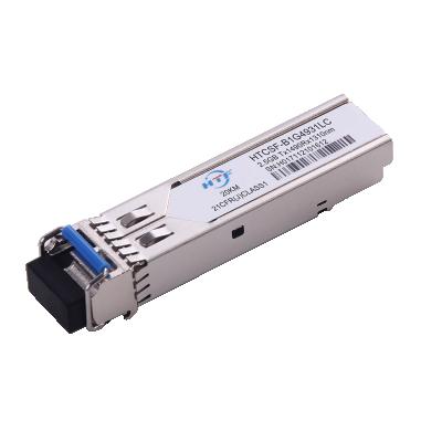 China Optical Telecommunication 2.5Gb/s SFP BIDI 20km Optical Transceiver Module for sale