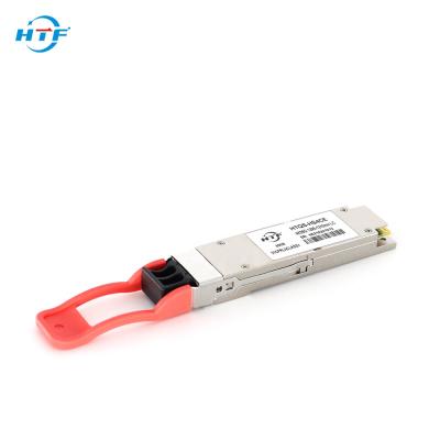 China 100GBASE-ER4 HTF QSFP28-100G-ER4 Transceiver Module Single Rate QSFP28 4x28G 1295~1310nm 40KM Optical Transceiver Module for sale