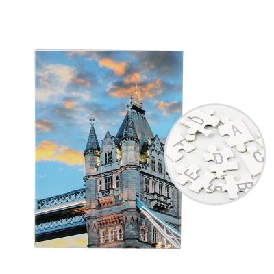 China Jigsaw Puzzle Toy Custom Jigsaw Clear Educational Jigsaw Maker 1000 Pieces For Adults for sale