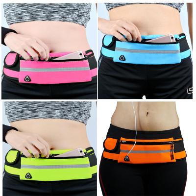 China Water Proof V-Coool Unisex Waist Bag Outdoor Sports Pockets Mobile Belt Waterproof Running Bag for sale