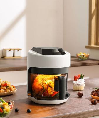 China NEW Design 2.5L Hotel Showcase Digital Glass Bowl Pull Out Air Fryer for sale