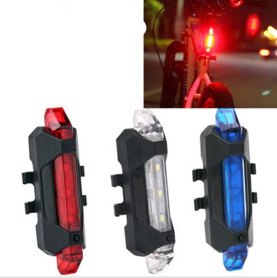 China Outdoor Bicycle Light USB Night Safety Riding LED Highlight Rear Lights Perfect Fill Bicycle Warning Light for sale