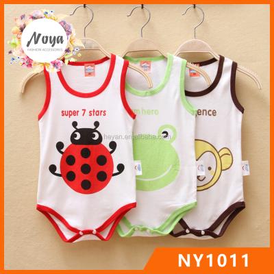 China 3pcs/lot Short Sleeve Baby Rompers Cotton Boy Girl Rompers Newborn Baby Clothing for sale