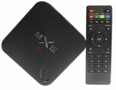 China MXIII Amlogic S802 HD Preinstall voller HD Film intelligenter Fernsehkasten Viererkabel-Kern Bluetoth zu verkaufen