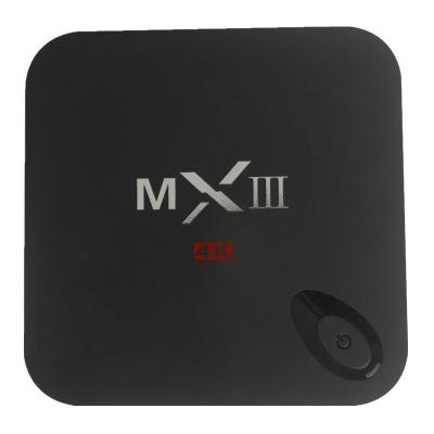 中国 4K アンドロイド 4.4 TV 箱 MXIII Amlogic S802 のクォード中心の WiFi のメディア プレイヤー BT4.0 販売のため