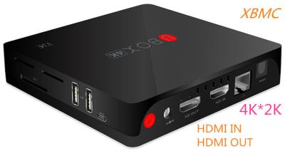 Chine Cortex A9 Ione I828 HDMI de noyau de quadruple d'Amlogic S802 de boîte de XBMC 4K TV DEDANS à vendre