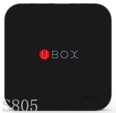 China Viererkabel-Kernmultimedia-spieler HD XBMC UBOX Fernsehkasten-S805 Fernsehen 1G/8G BT4.0 zu verkaufen