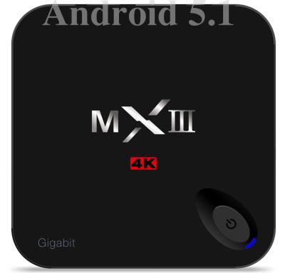 China 1G / 8G HD Smart MXIII-G TV Box Amlogic S812 H.265 Bluetooth 4.0 for sale