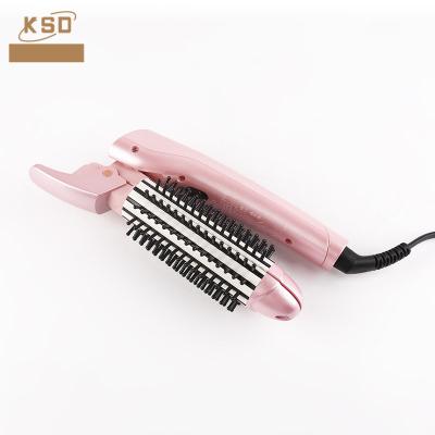 China Household Barber Folding Type - 2 In 1 Hair Straightener Hair Roller With Comb for sale