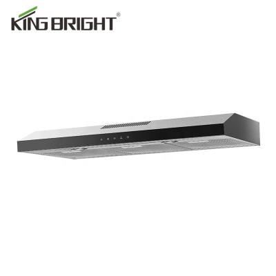 China Hotel High Quality 90cm Stainless Steel Touch control Cooker hood Kitchen Slim Range Hood Exhaust Hood for sale