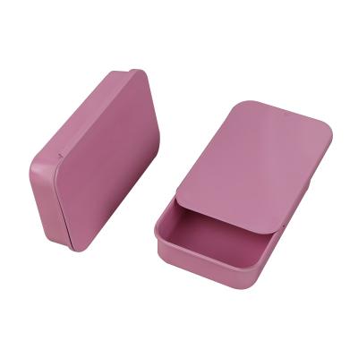 China Gift & Wholesale Pink Mini Box Sliding Tin Case Current Hot Sale Craft Ready Handsome for sale