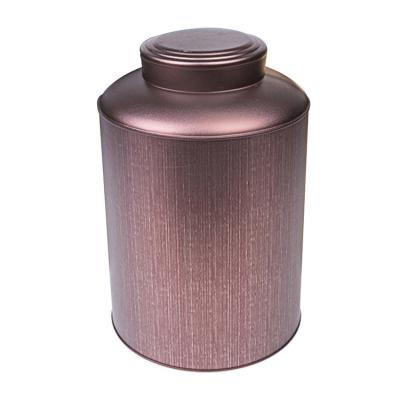 China Hot Selling Metal Feature Good Tea Tin Can Airtight Tea Cart For Tea Storage for sale