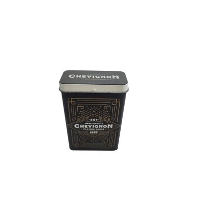 China Agriculture Guangdong Manufacturer Bespoke Small Empty Hinged Tobacco Tin Boxes for sale