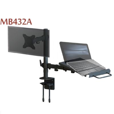 China New Style High Quality Mechanical Spring Dual Monitor Arm Desktop Mount MB432A 120*115 for sale