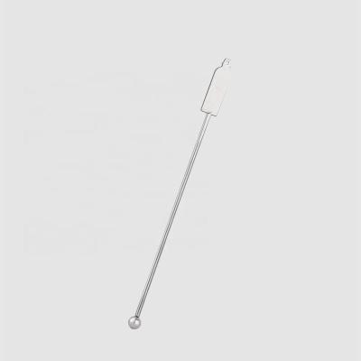 China Viable factory direct coffee paddle stirrers logo metal campari cocktail supplies stirrers and straws for sale