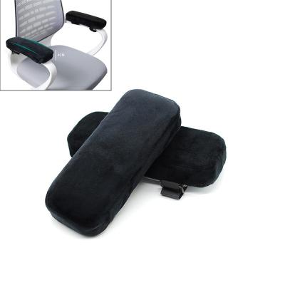 China High Quality Fabric With Hot Selling Office Arm Chair Rest Cover Hot Selling Office Chair Arm Rest Cover Anti-Slip New Nit Memory Foam Armrest Armrest Bound Pad for sale