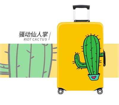 China Elastic Fabric Well Fitd New Design RW-LC-119-124 2018 Luggage Stretch Spandex Luggage Cover Perfectly Fashion Custom Waterproof High Elasticity for sale