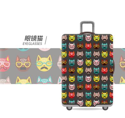 China Elastic Fabric Well Fitd New Design RW-LC-131-136 2018 Luggage Spandex Stretchable Luggage Cover Perfectly Fashion Custom Waterproof High Elasticity for sale