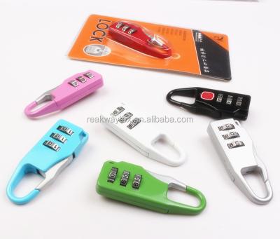 China Zinc Alloy 3 Digit Reset Luggage Lock 005 Luggage Lock Combination Lock for sale