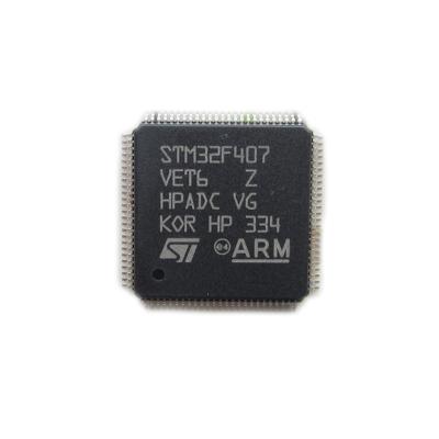 China Standard Electronic STM32F407VET6 Components Integrate Circuit BOM List MCU Power IC Chip STM32F407 for sale